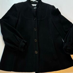 Vintage Trina Turk Black with Juliette Sleeve Size 8